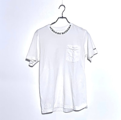 Chrome Hearts Neck Logo S/S T-Shirt "White/Black"