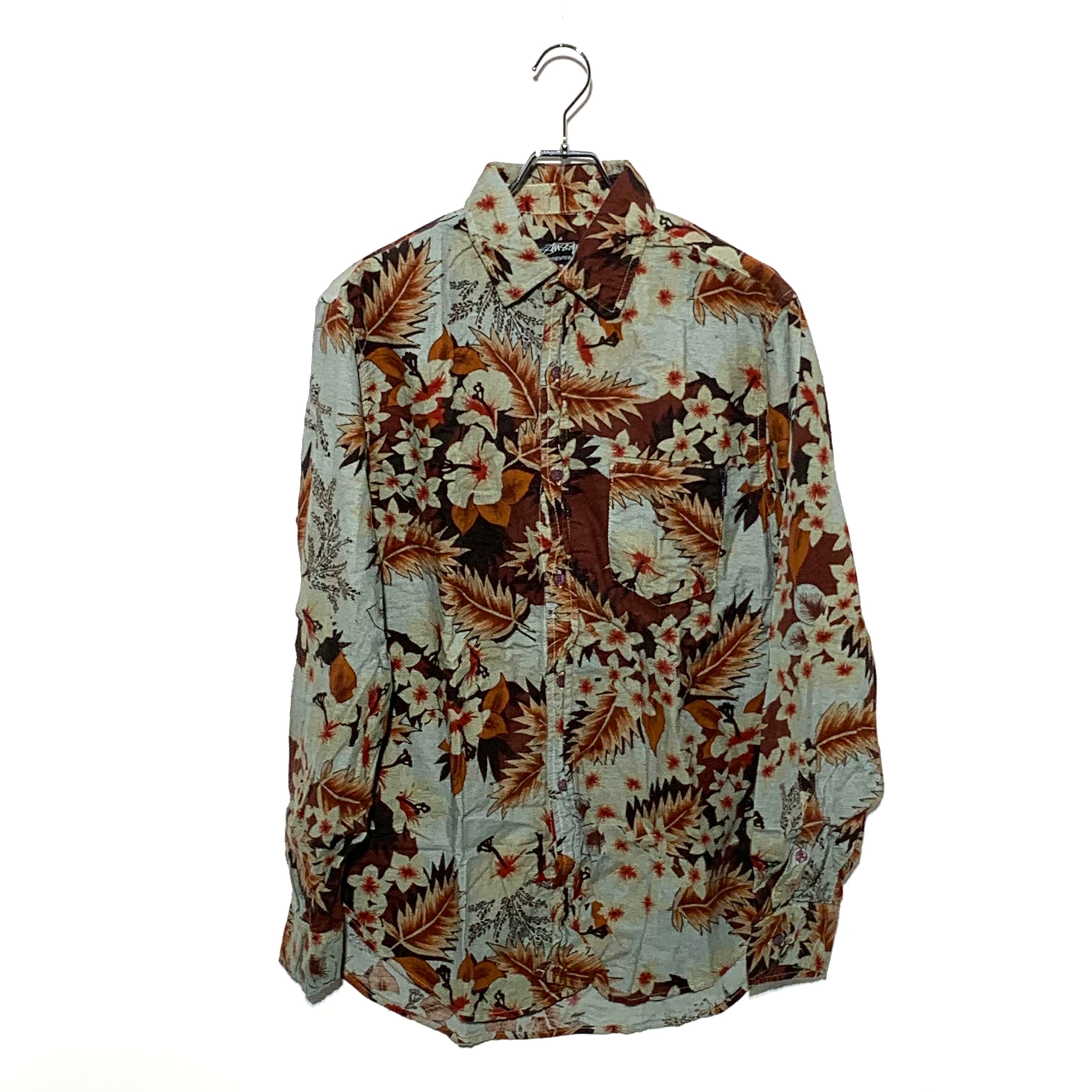 STUSSY Night Flower shirt Light Blue