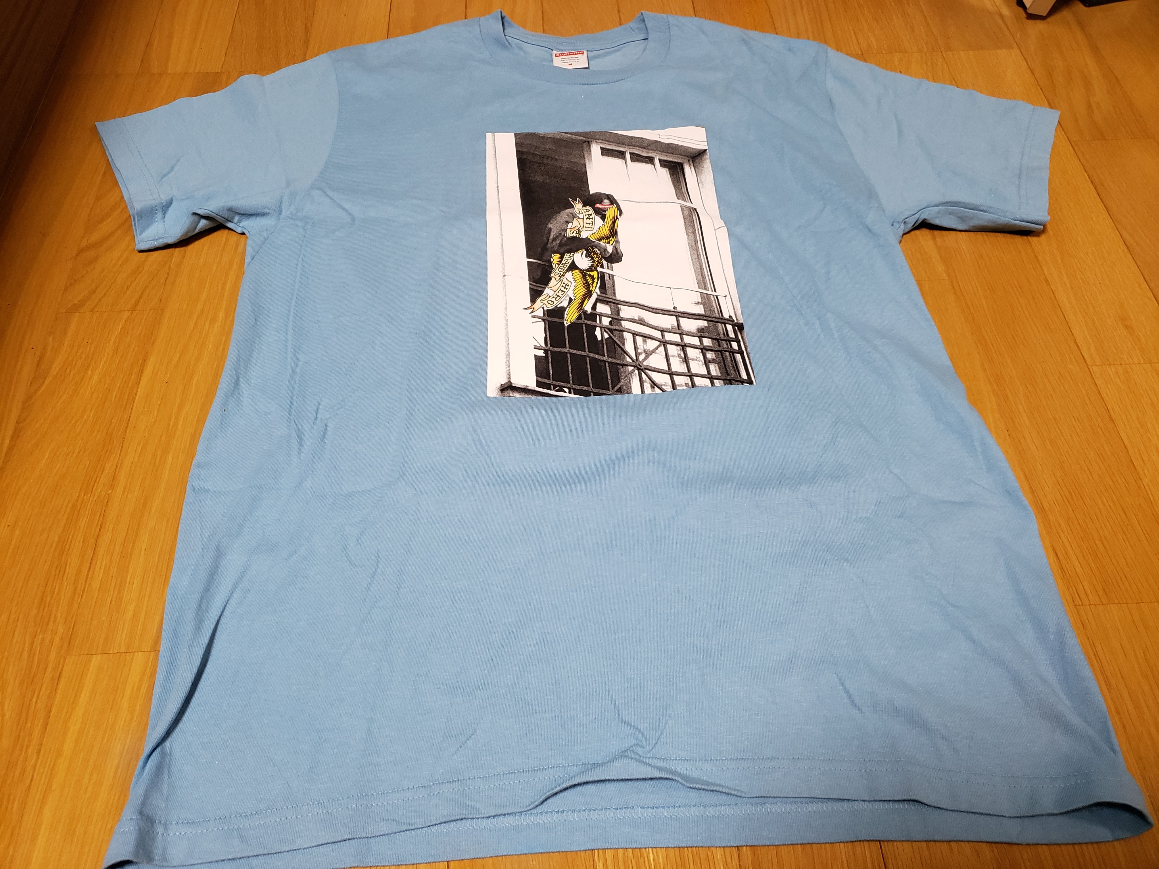 Supreme / Anti Hero Balcony Tee "Blue"