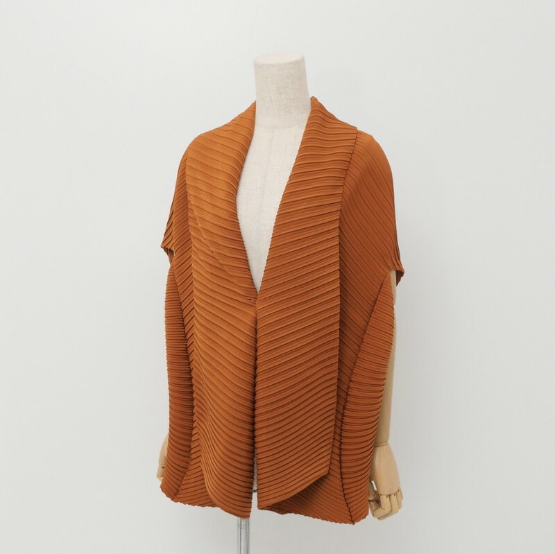 ■未使用品■ISSEY MIYAKE イッセイミヤケ カーディガン サイズ2 プリーツ シャツ ジャケット【おすすめ】 20240513/GP7895