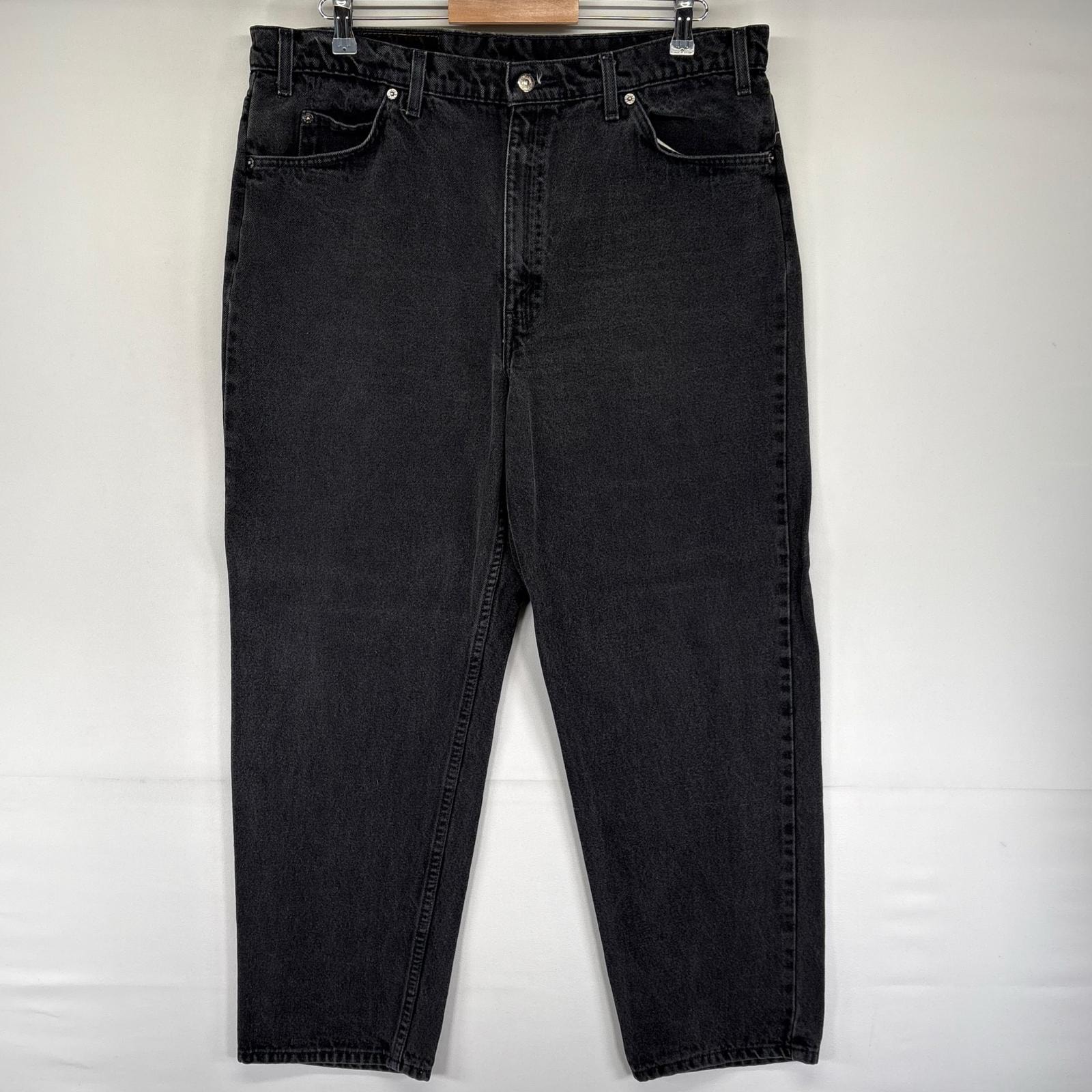 古着 90's/90年代 リーバイス Levi's デニム パンツ 550 テーパード ブラックデニム 5ポケット W40 L30  ブラック系 メンズ