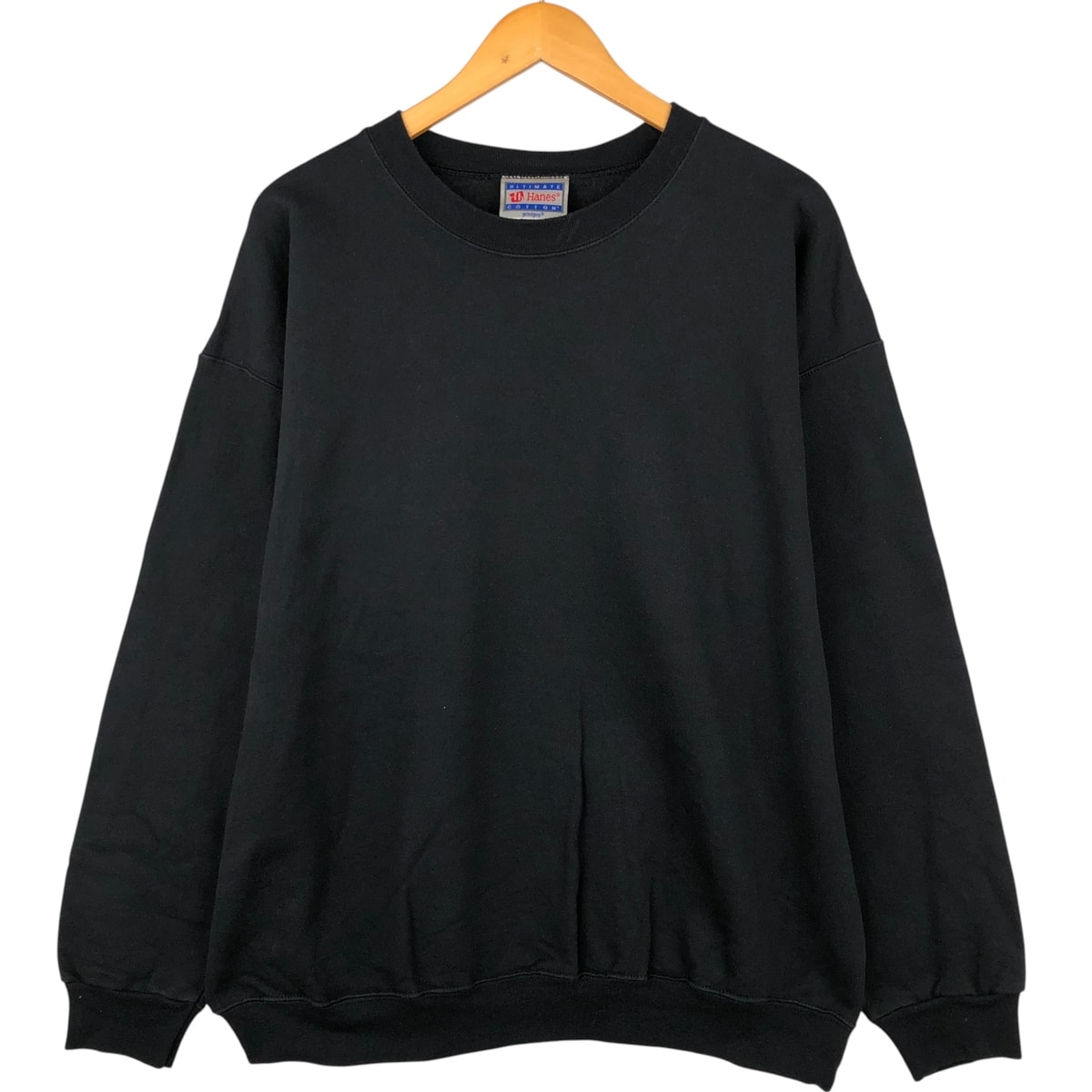 古着 90~00年代 ヘインズ Hanes ULTIMATE COTTON 無地 ブランクスウェットシャツ トレーナー メンズL相当 ヴィンテージ/eaa480752