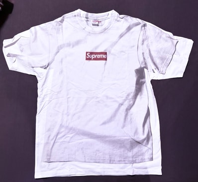 Supreme x MM6 Maison Margiela Box Logo Tee "White"