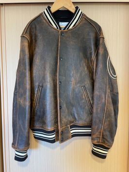 Supreme Leather Varsity Jacket