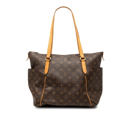 ルイ ヴィトン モノグラム トータリーMM トートバッグ ショルダーバッグ M56689 ブラウン PVC レザー レディース LOUIS VUITTON 【中古】