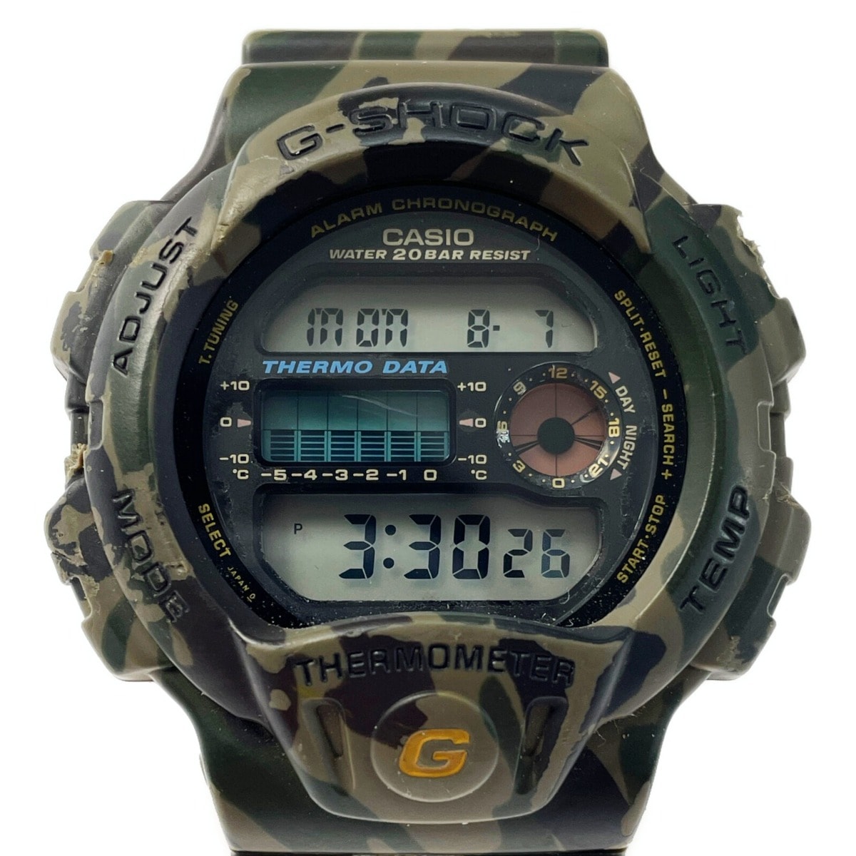☆☆CASIO カシオ G-SHOCK G-PYTHON DW-6100-3JF 迷彩柄 クォーツ ラバー メンズ 腕時計