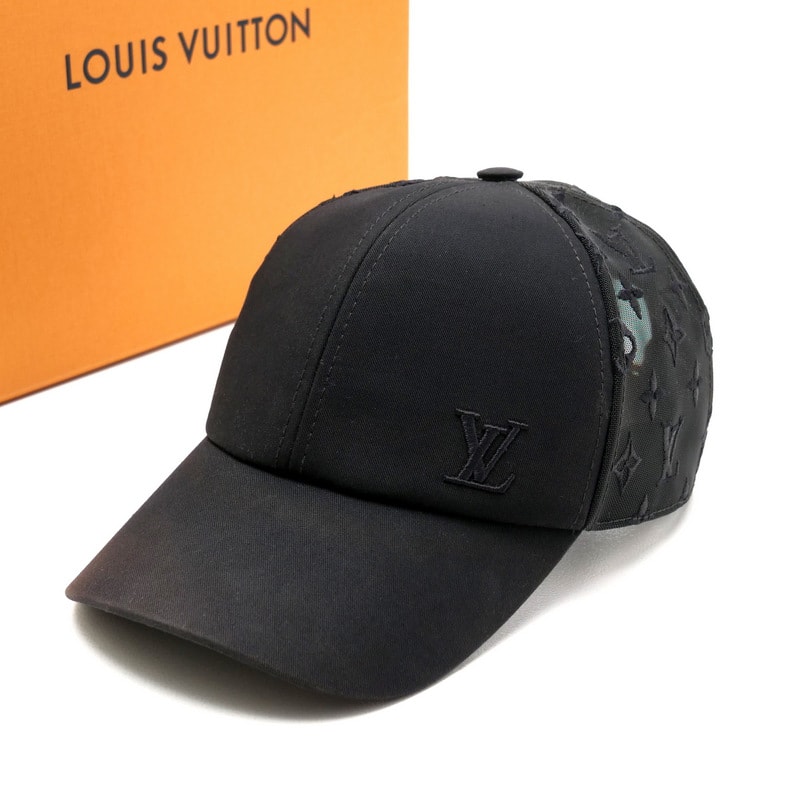 【極美品❗️】Louis Vuitton キャップ エンドレス ブラック やや傷や汚れあり】2023年製□LOUIS VUITTON ルイ・ヴィトン