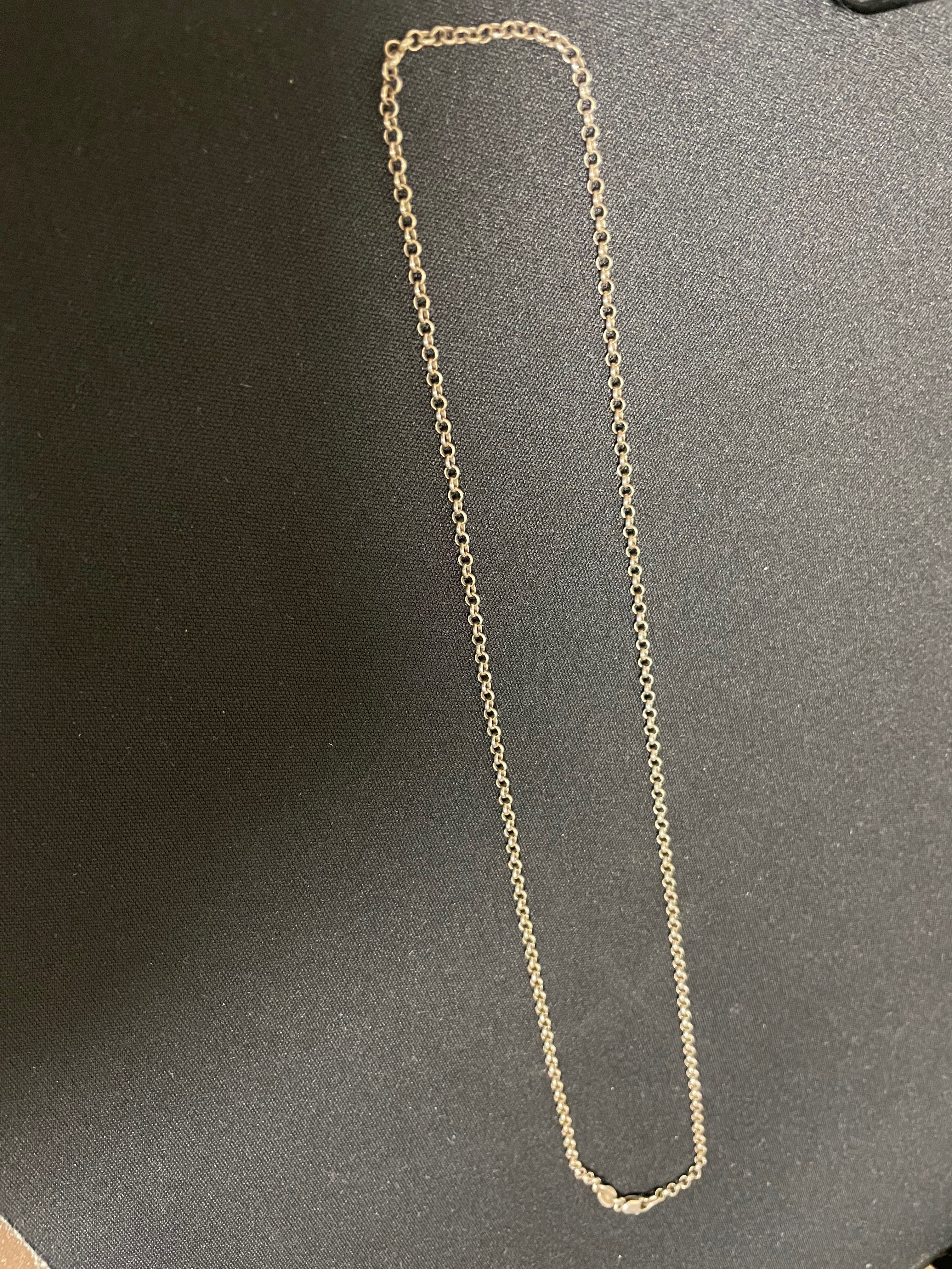 Chrome Hearts Neck Chain Roll 50cm (20inch) "Silver"