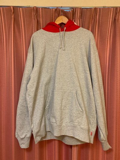 Supreme Contrast Hooded Sweatshirt "Grey"