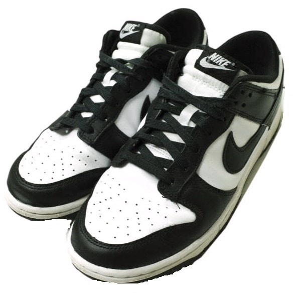 NIKE ナイキ DUNK LOW RETRO ダンク ロー レトロ DD1391-100 US9(27cm) WHITE/BLACK-WHITE パンダ スニーカー シューズ g15373