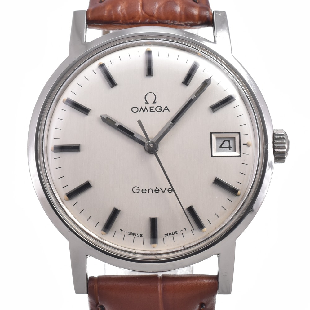 オメガ OMEGA 136.070 ジュネーブ Cal.613 シルバー 手巻き メンズ 腕時計 M#150720