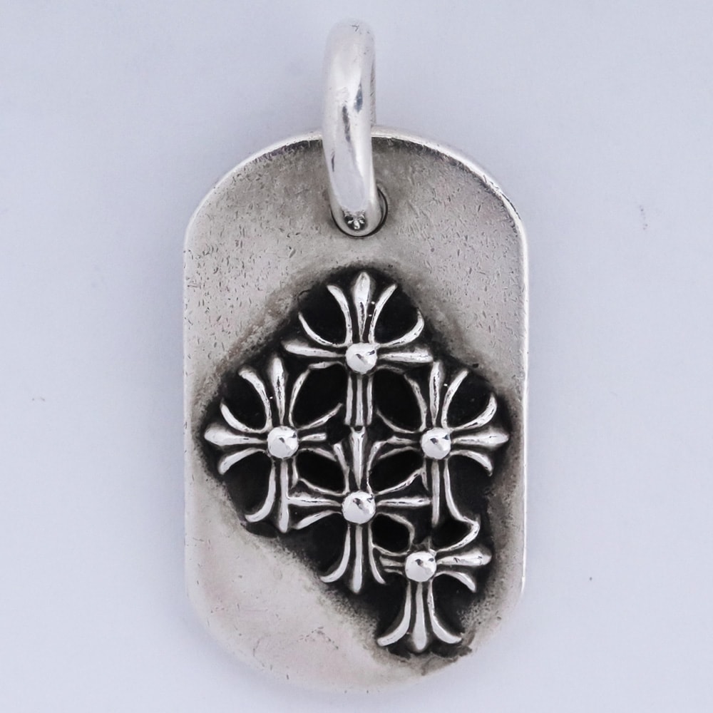 Chrome Hearts Dog Tag S Raze Dosemetary "Silver"