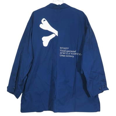 WTAPS ダブルタップス 18AW GUARDIAN 02/JACKET.COTTON.RIPSTOP 182WVDT-JKM02S ガーディアン02 ジャケット コットン リップストップ ネイビー サイズ01(S)