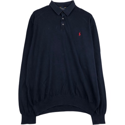 古着 ラルフローレン Ralph Lauren POLO RALPH LAUREN 長袖 ポロシャツ メンズXL相当/eaa631869