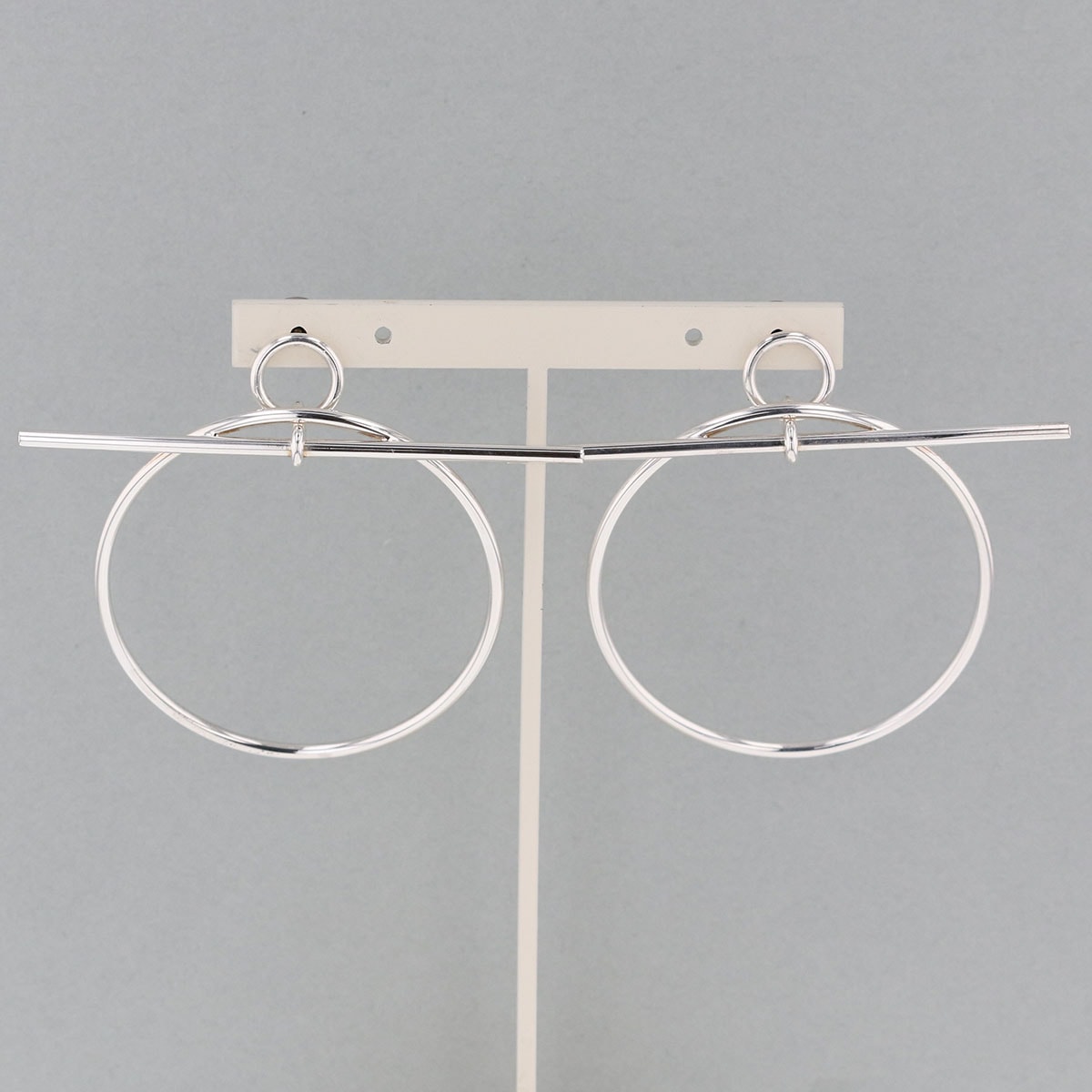 HERMES エルメス ループMM SV925 ピアス シルバー925  レディース【中古】