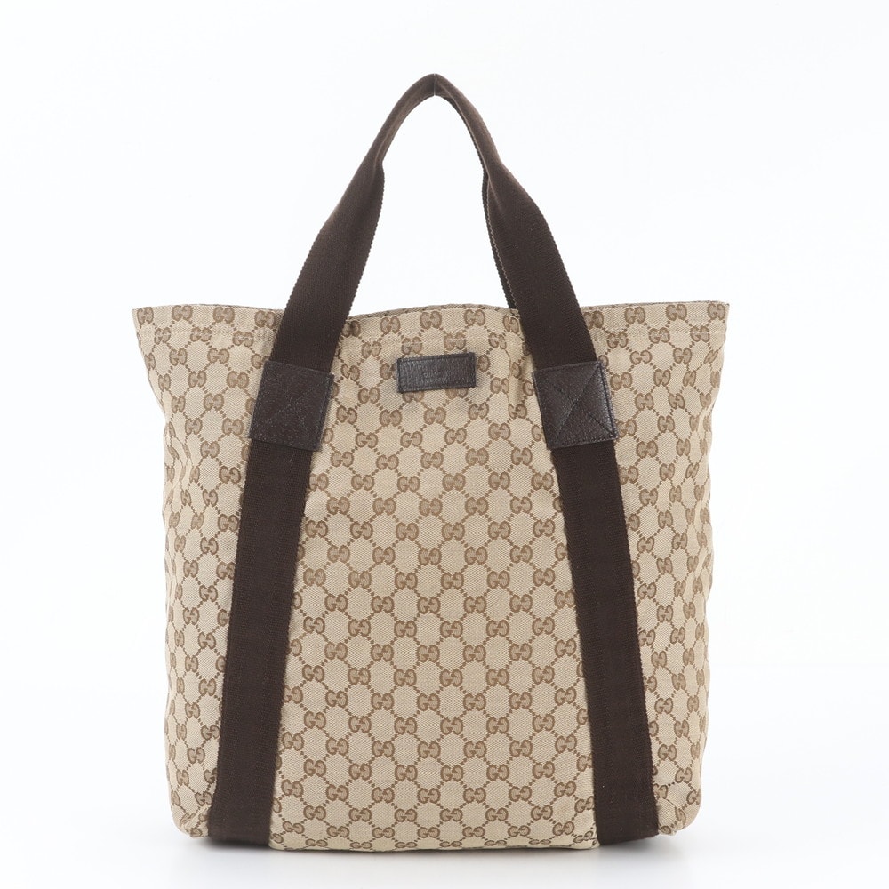 ■美品 グッチ GGキャンバス 189669 トート バッグ