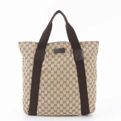 ■美品 グッチ GGキャンバス 189669 トート バッグ