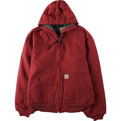 古着 カーハート Carhartt アクティブジャケット ダックフルジップパーカー メンズL相当/eaa673760