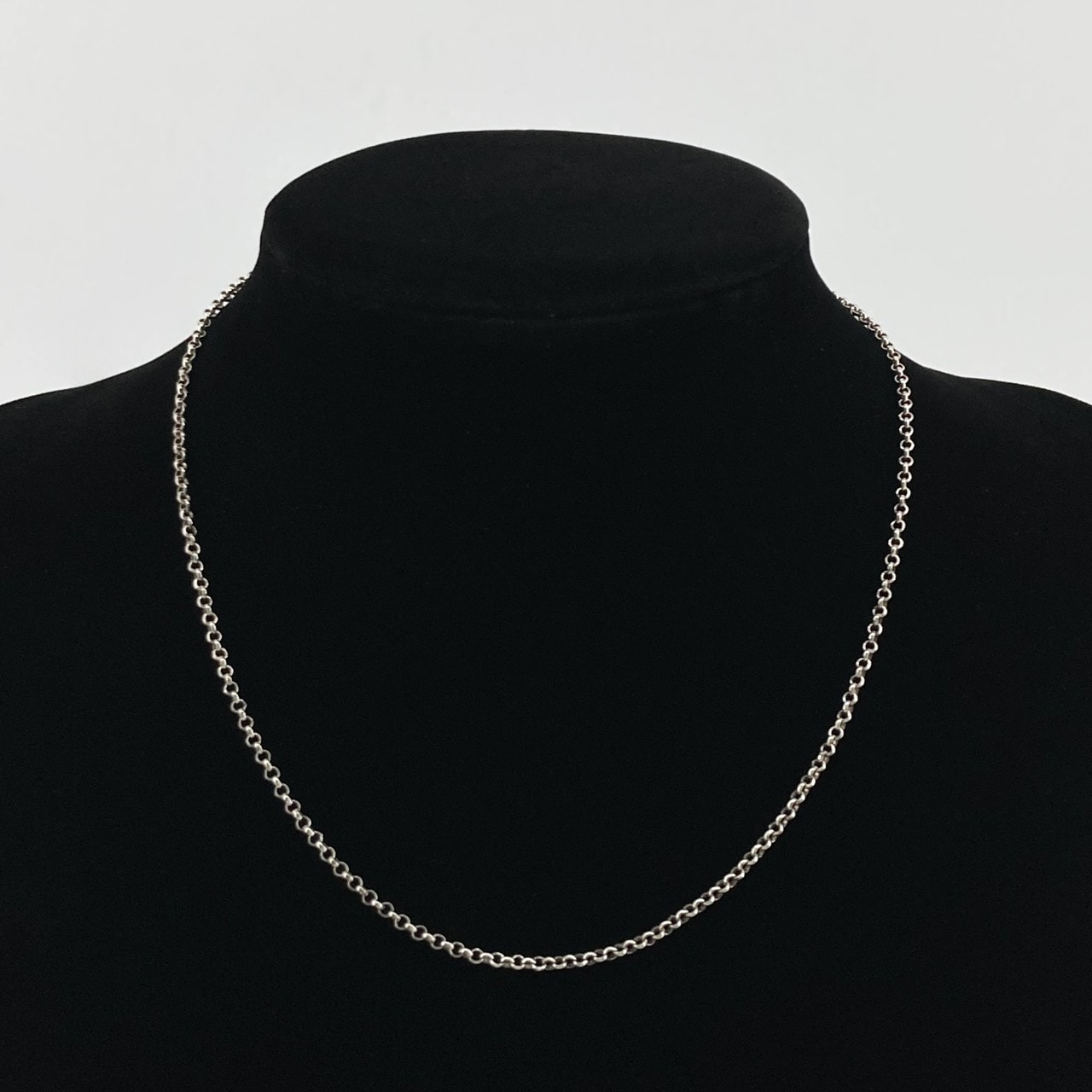 CHROME HEARTS(クロムハーツ) 18inch NECKCHAIN ロールチェーン18inch SV925 ネックレス 5g シルバー