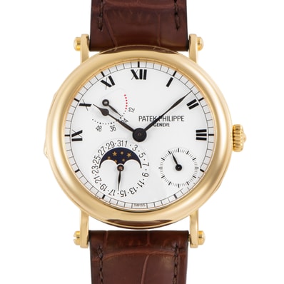 PATEK PHILIPPE パテックフィリップ オフィサー プチコンプリケーション 5054J-001 K18YG【中古】