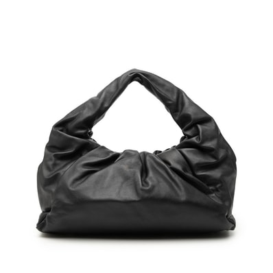 ボッテガヴェネタ ザ ショルダーポーチ ハンドバッグ ブラック レザー レディース BOTTEGAVENETA 【中古】