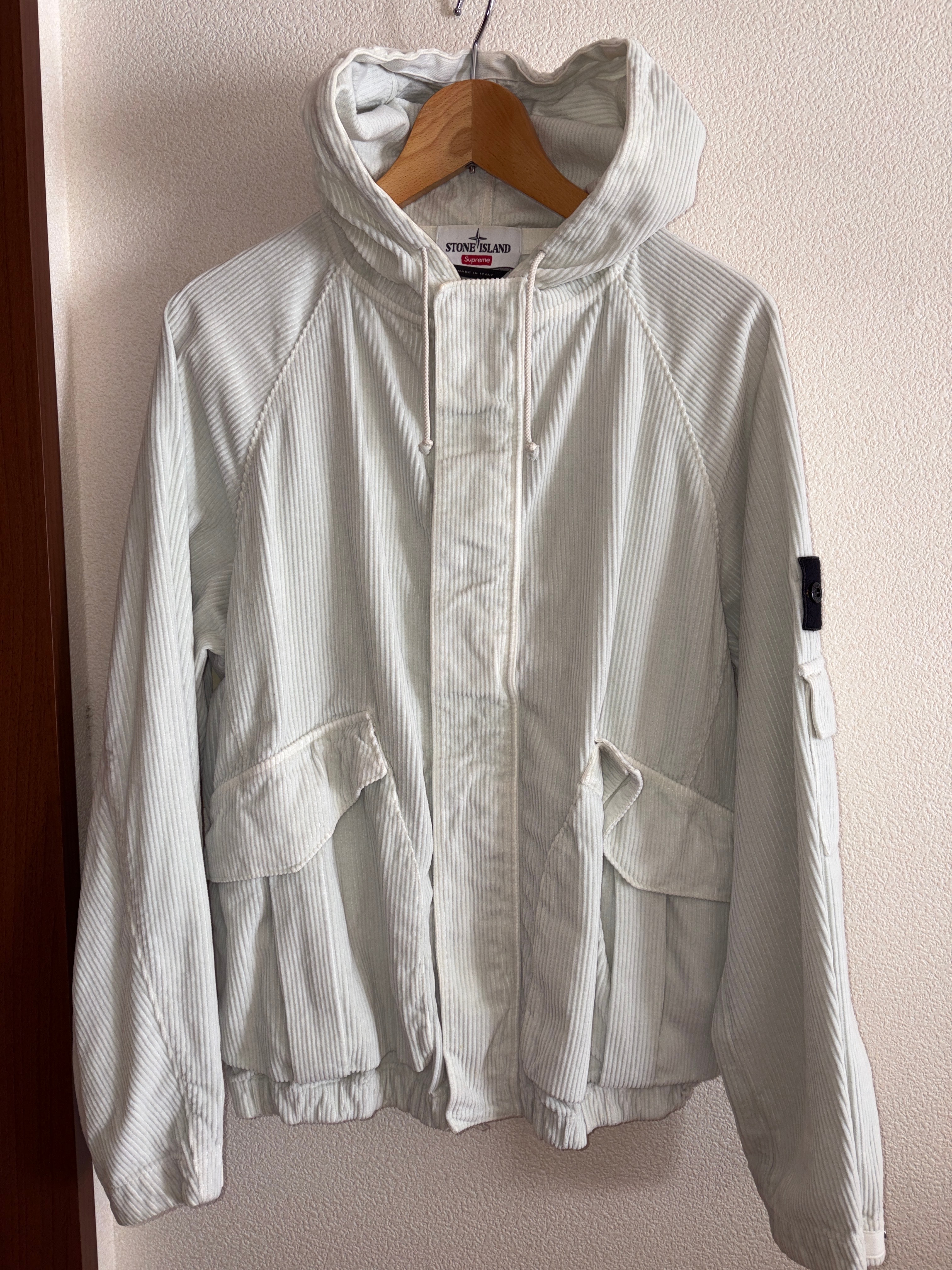 Supreme / Stone Island Corduroy Jacket "White"