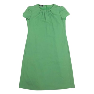 Emporio Armani エンポリオ・アルマーニ ワンピース K2A19T K2006 ショートスリーブ タック 半袖 ワンピース グリーン系 38【中古】