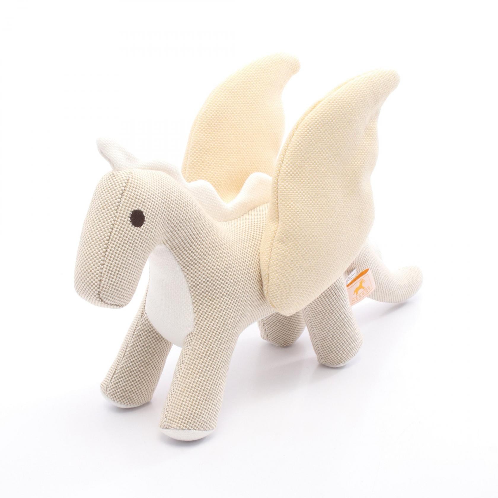 エルメス HERMES ドラゴン エポペ アクセサリー トワルアッシュ トワルアッシュ ホワイト メンズ レディース グレー系 / ホワイト系 / イエロー系 H103669M 03 【中古】