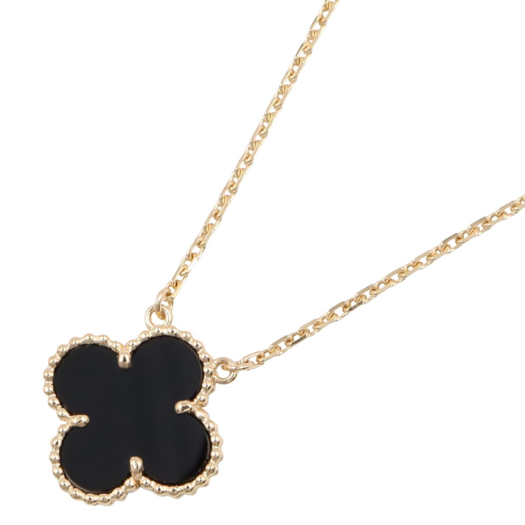 ヴァンクリーフ&アーペル Van Cleef & Arpels ヴィンテージアルハンブラ オニキス ネックレス ネックレス ジュエリー K18(イエローゴールド) オニキス レディース ゴールド系 / ブラック系 VCARA45800 【中古】