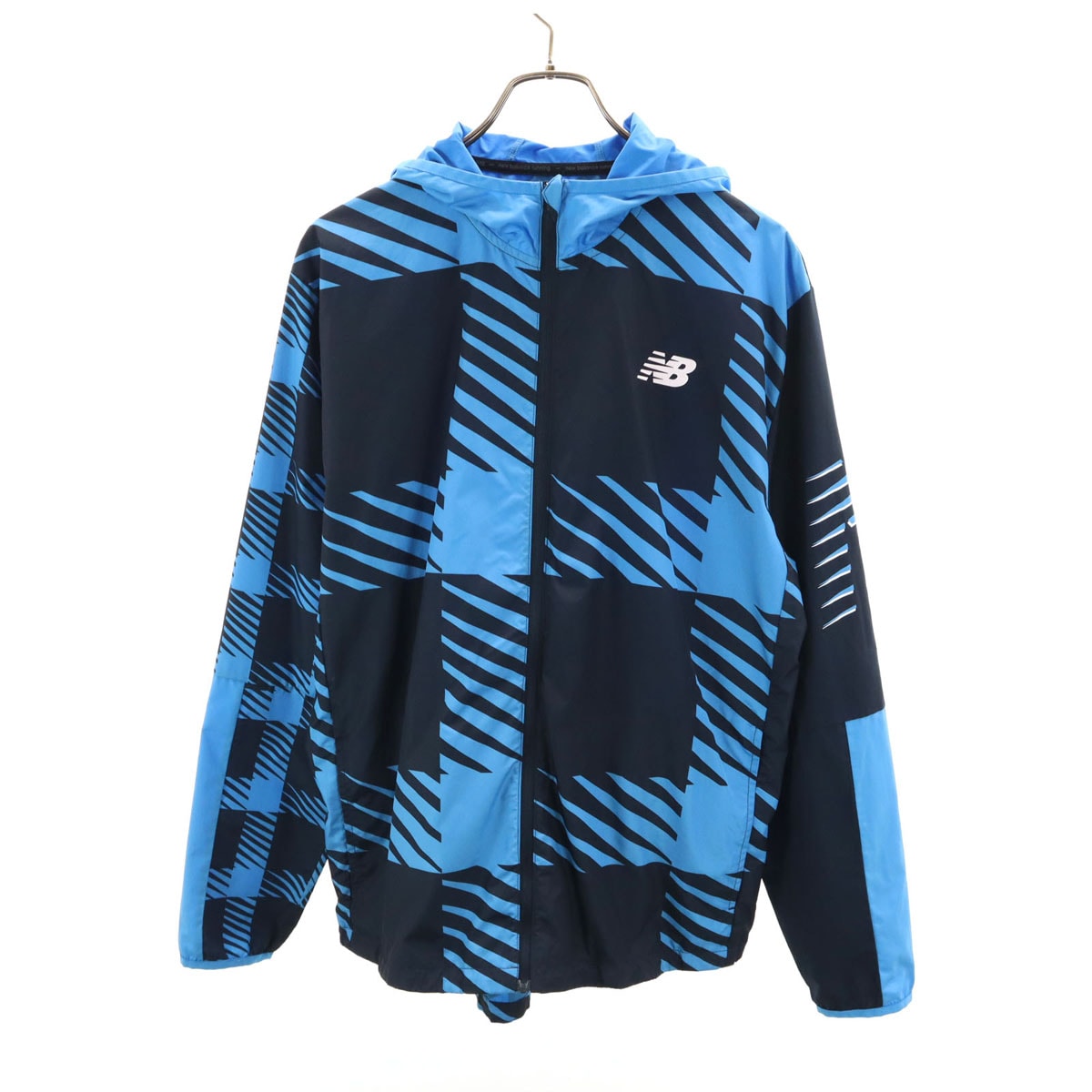 NEW BALANCE ニューバランス ウインドブレーカー M/L 水色 ジャケット