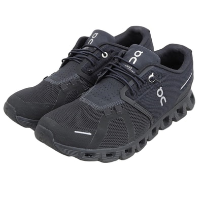 オン 美品 Cloud 5 スニーカー シューズ メンズ 黒 ブラック 25cm 59.98986 7(US)