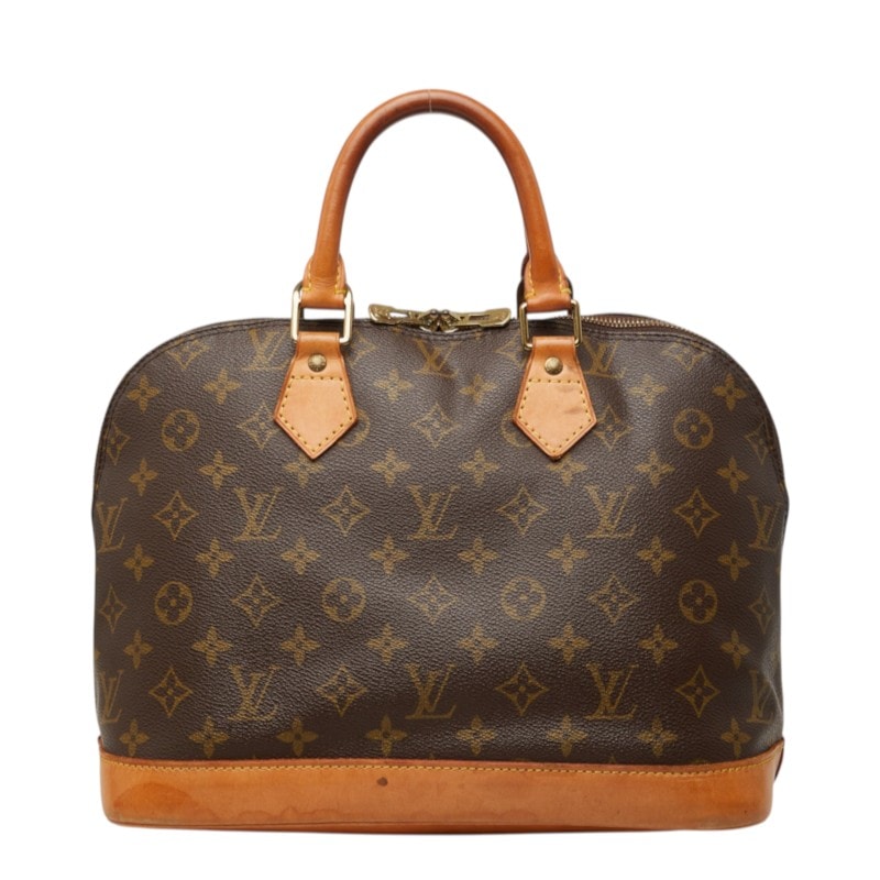 ルイ ヴィトン モノグラム アルマ ハンドバッグ M51130 ブラウン PVC レザー レディース LOUIS VUITTON 中古