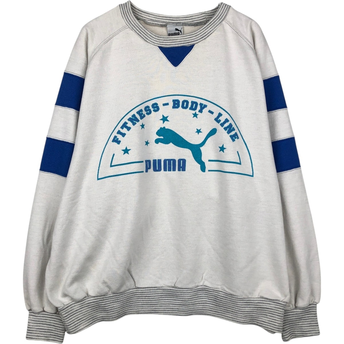 古着 80年代 プーマ PUMA ロゴスウェットシャツ トレーナー メンズXXL相当 ヴィンテージ/eaa635015