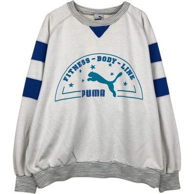 古着 80年代 プーマ PUMA ロゴスウェットシャツ トレーナー メンズXXL相当 ヴィンテージ/eaa635015