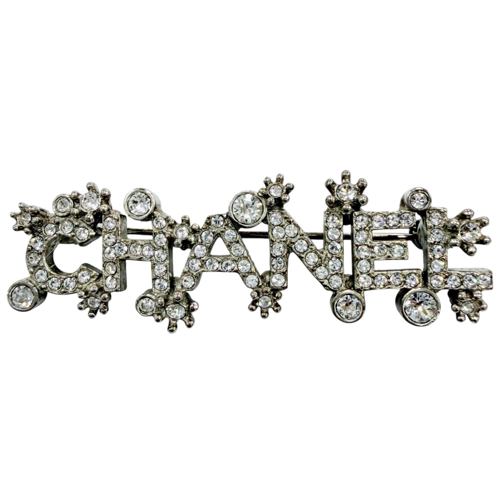 美品 シャネル ブローチ シルバー レディース F23P