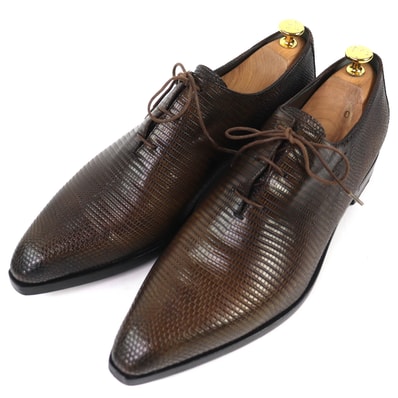 美品 ベルルッティ レザーシューズ アレッサンドロフェニックス ブラウン 9.5