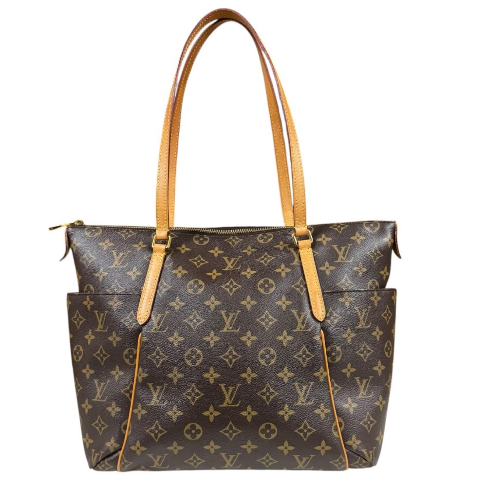 ルイヴィトン トータリーMM モノグラム トートバッグ モノグラムキャンバス M41015 ブラウン レディース LOUIS VUITTON 中古