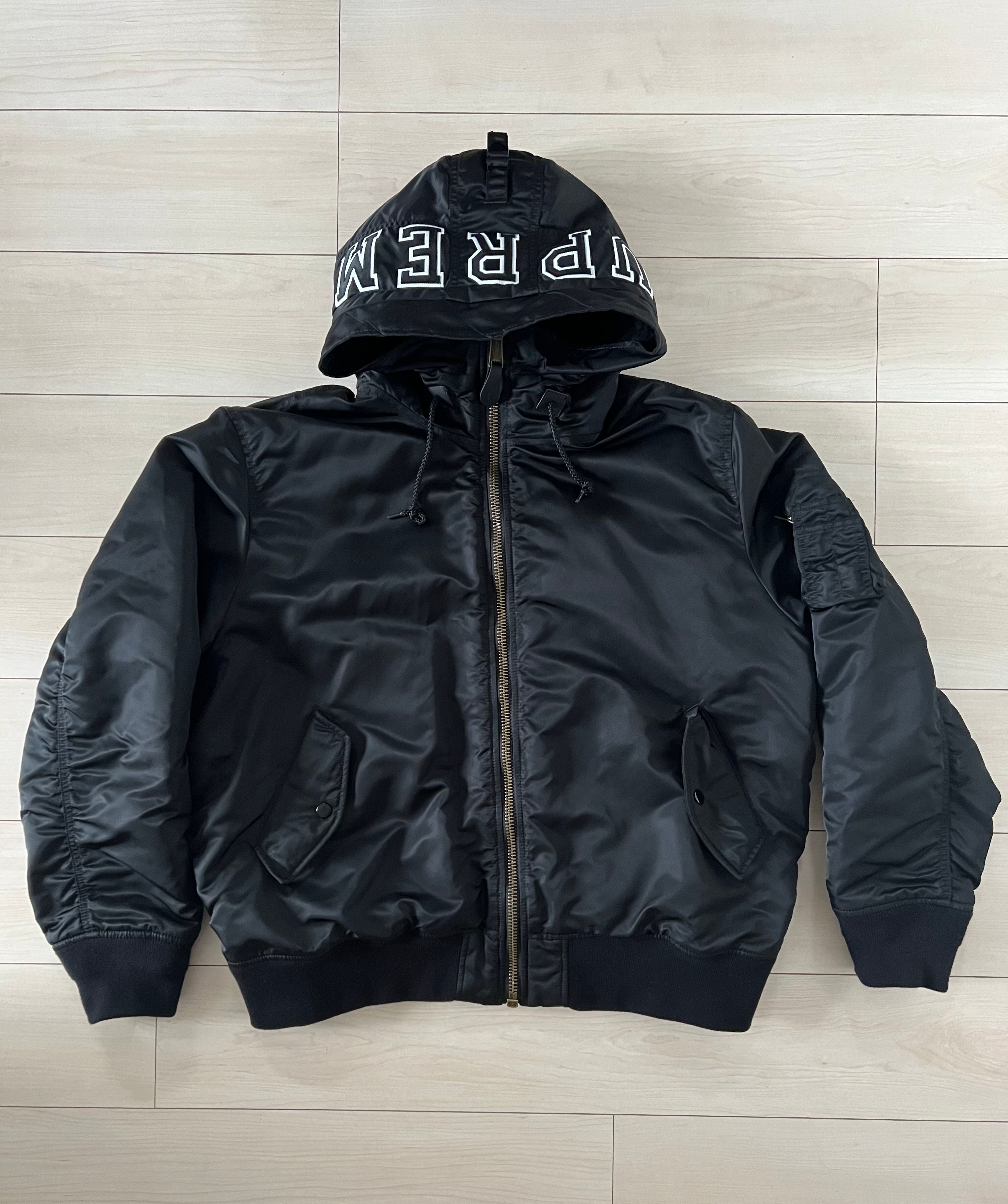 Supreme Hooded MA-1 "Black"