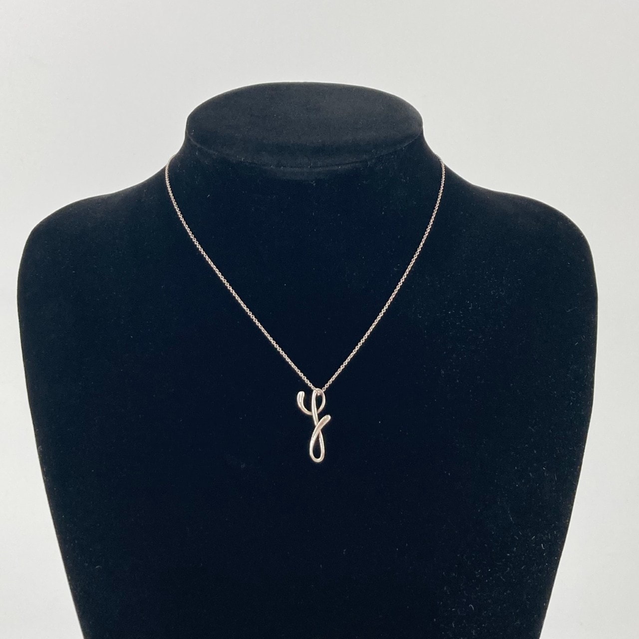 TIFFANY&Co.(ティファニー) エルサペレッティー  Ag925 アルファベット レター Y ネックレス シルバー