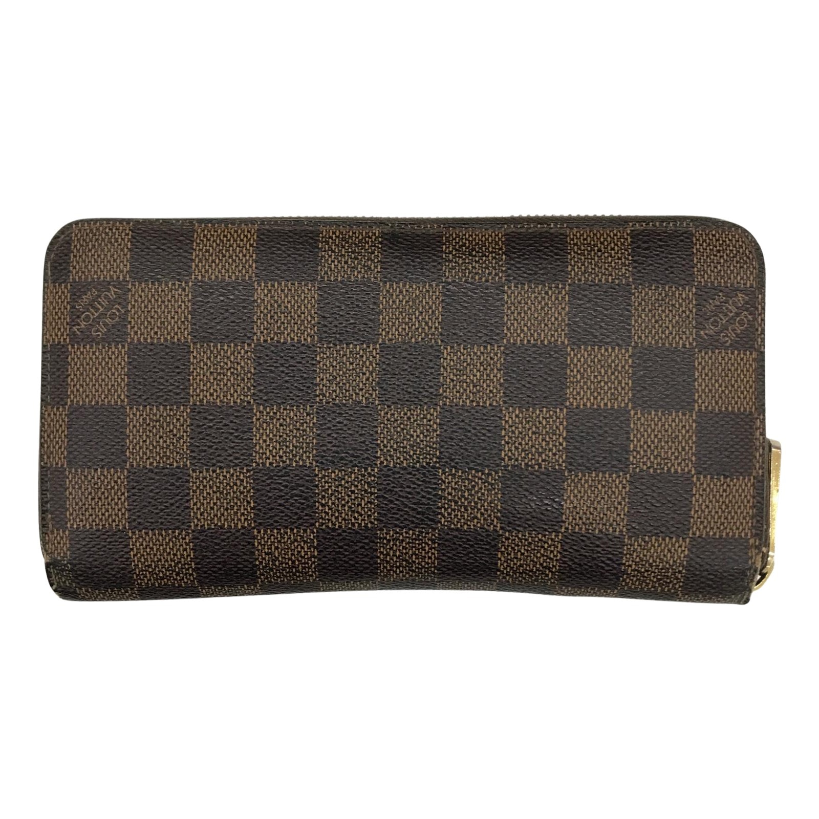 ▼▼LOUIS VUITTON ルイヴィトン 長財布 ダミエ ジッピー・ウォレット MI2172  N41661 ブラウン