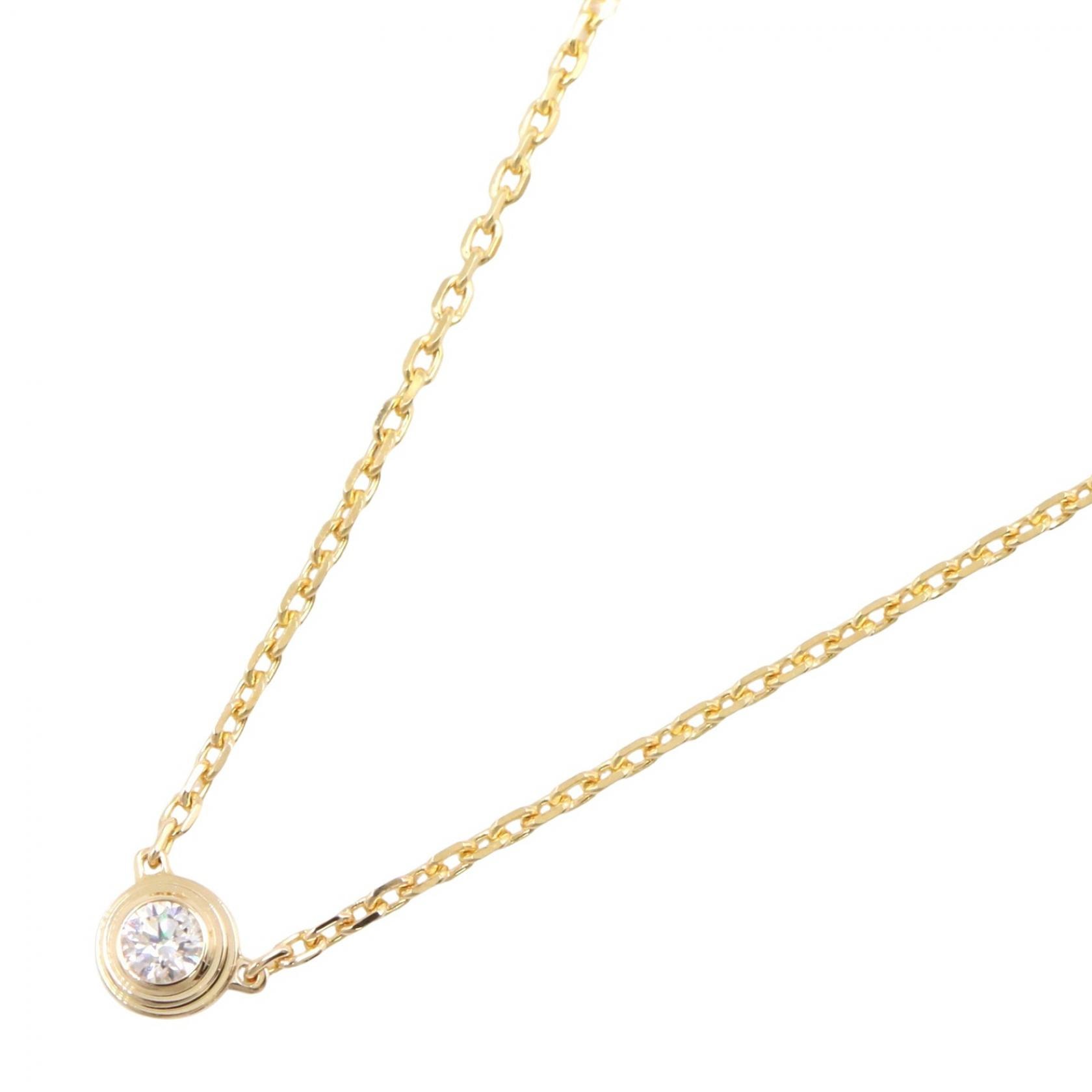 カルティエ CARTIER ダムール XS ネックレス ネックレス ジュエリー K18(イエローゴールド) ダイヤモンド レディース ゴールド系 / クリア系 B7224517 【中古】