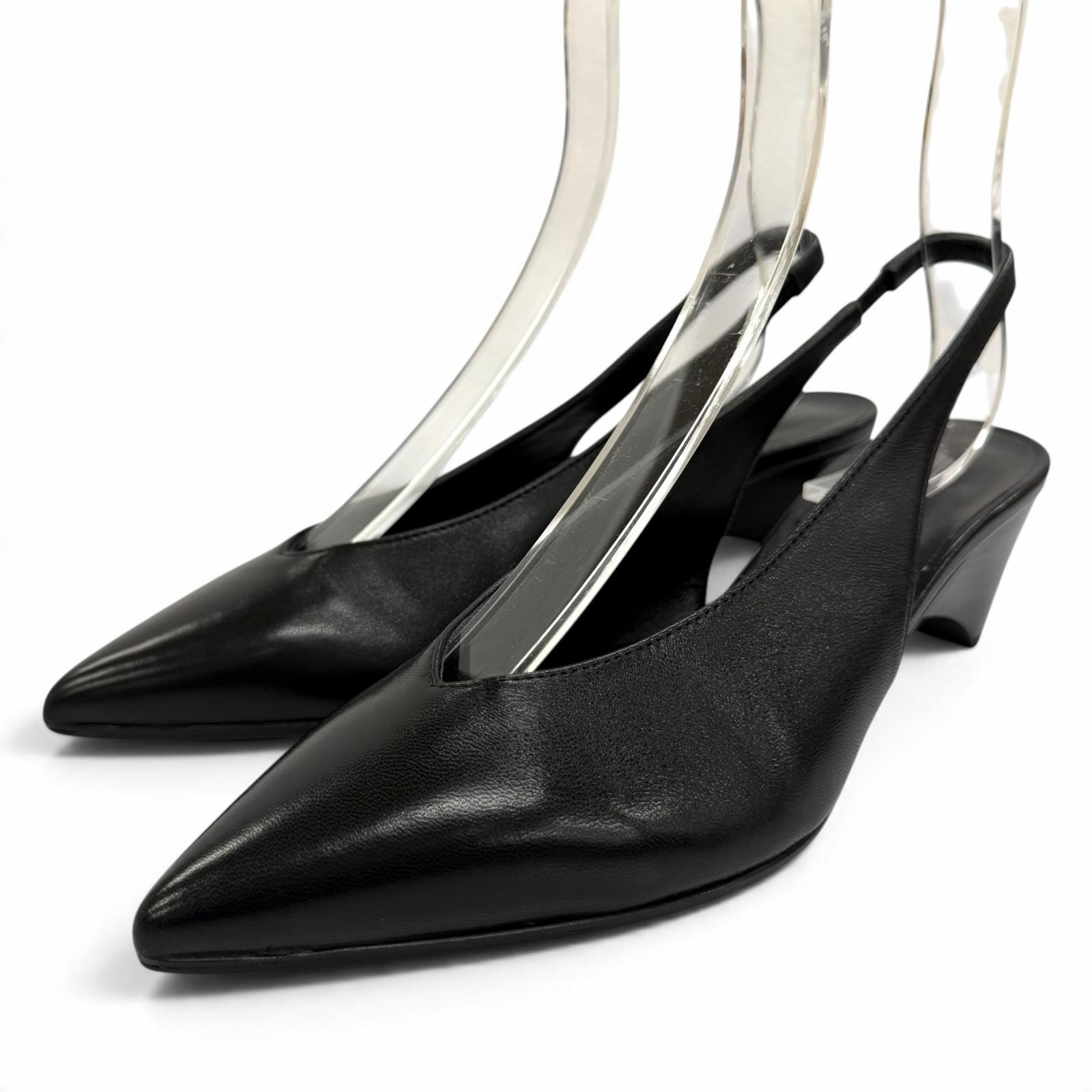 美品 エルメス パンプス アンティム55 ブラック 35.5 241136Z
