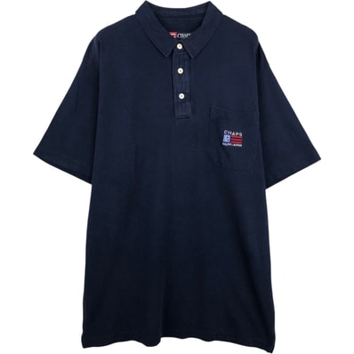 古着 ラルフローレン Ralph Lauren CHAPS チャップス 半袖 ポロシャツ メンズXL相当/eaa622941