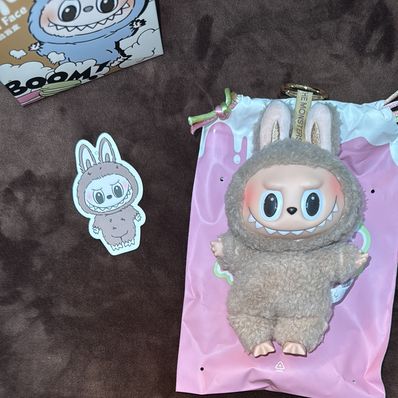 POP MART THE MONSTERS (LABUBU) Exciting Macaron Plush Series TOFFEE