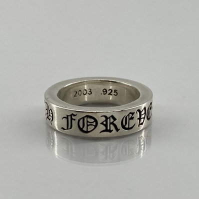 CHROME HEARTS(クロムハーツ) SPACER FOREVER 6mmスペーサーフォーエバー Sv925 リング・指輪 11.08g シルバー