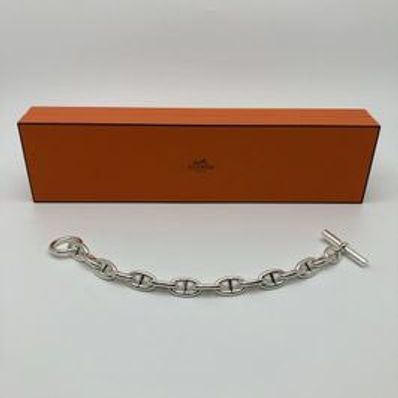 HERMES Chaine D'ancre GM SV925 Bracelet "Silver"