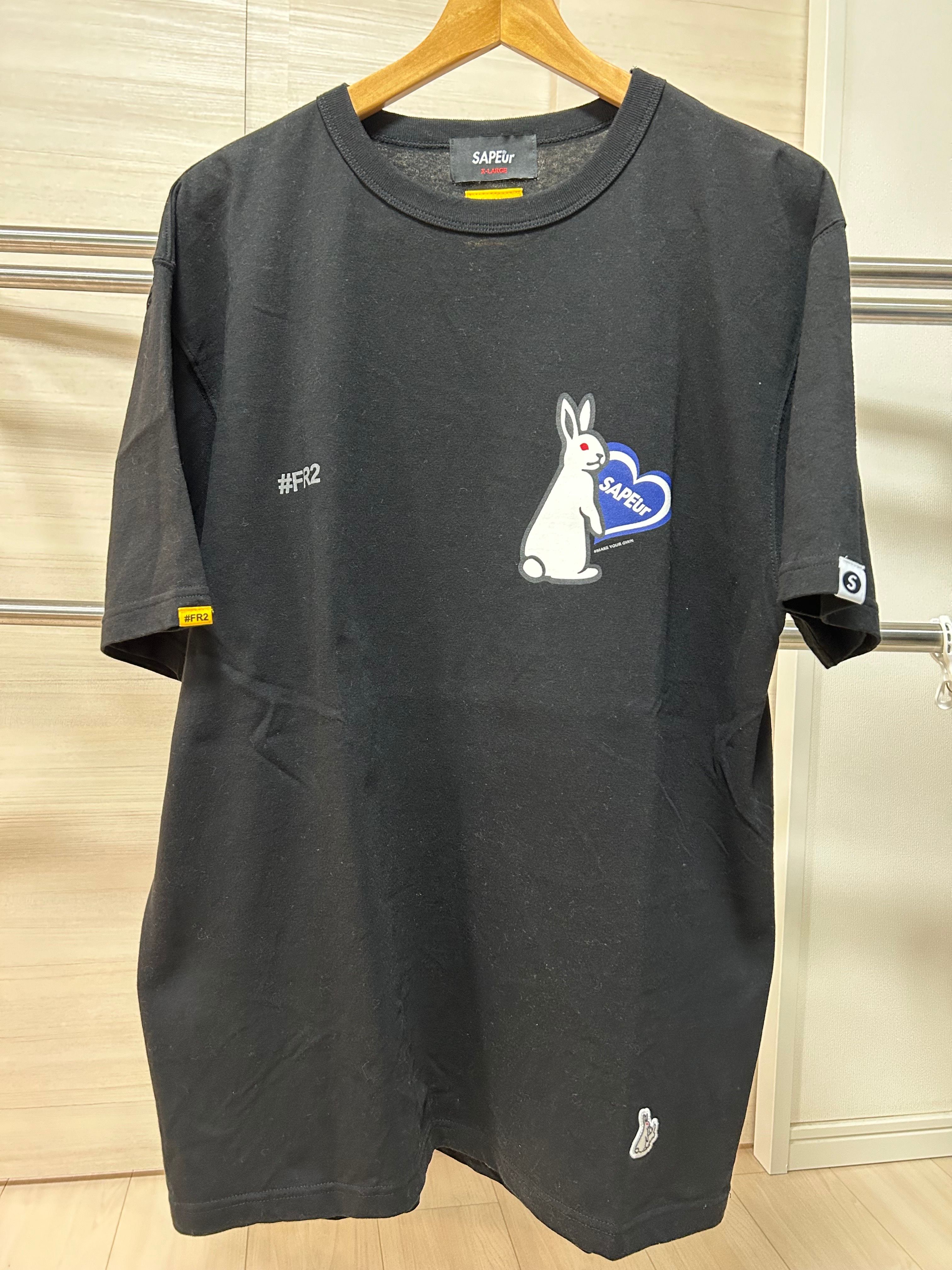 SAPEur x FR2 CHOCOLATE HEAD T-SHIRT"Black"