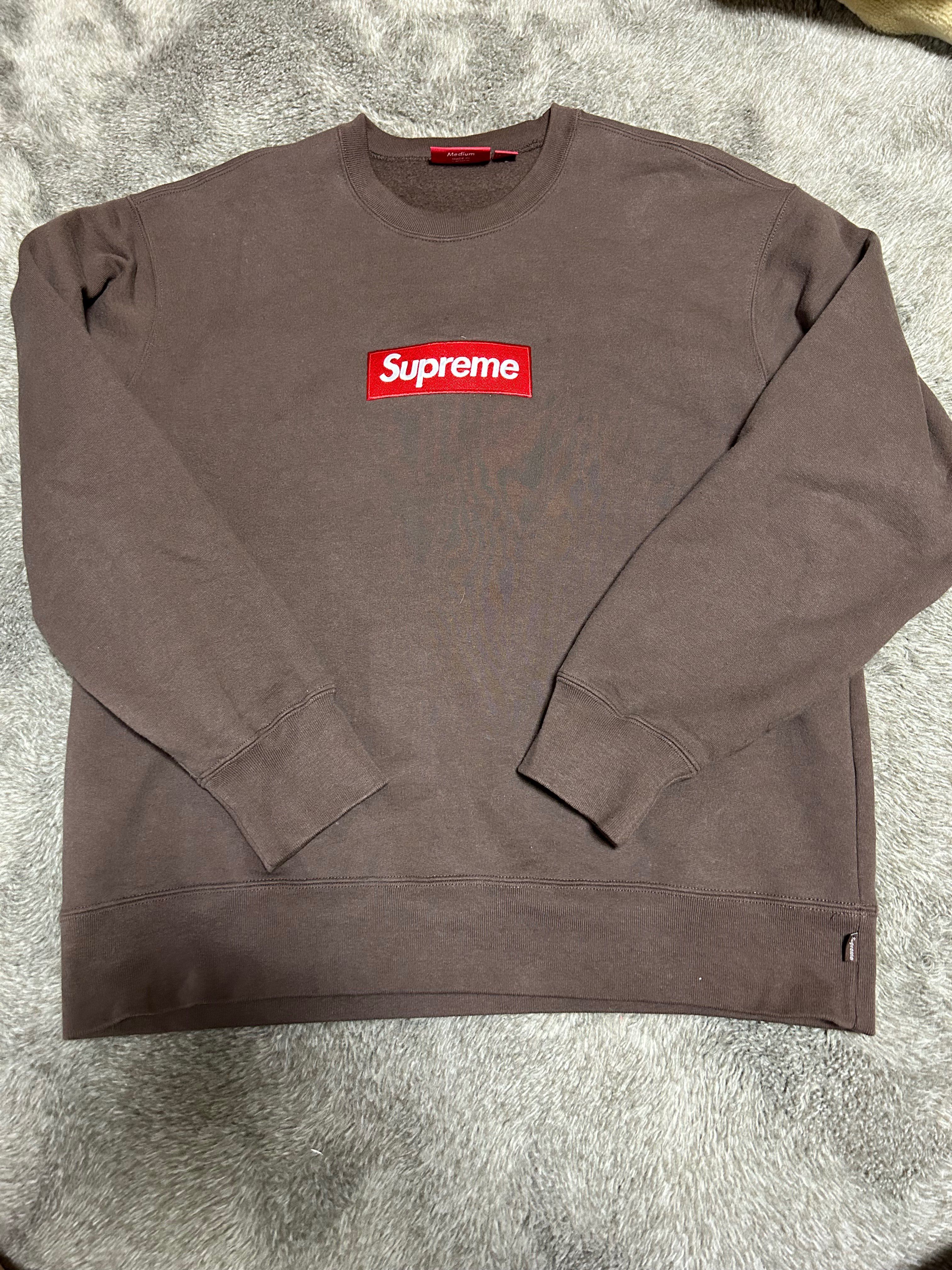 Supreme Box Logo Crewneck "Brown" (22FW)