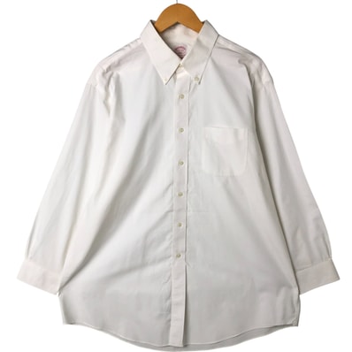 古着 ビッグサイズ ブルックスブラザーズ Brooks Brothers 346 長袖 ボタンダウンシャツ メンズXXXL相当/eaa543634