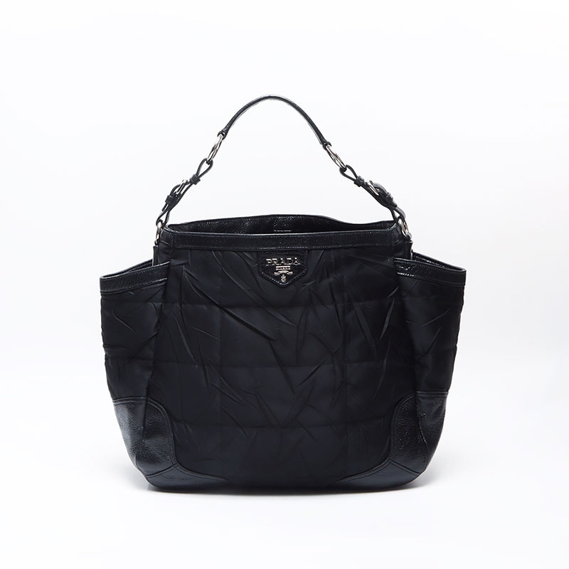 プラダ PRADA テスート 三角ロゴ ナイロン ハンドバッグ【中古】